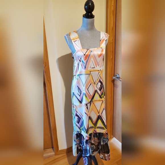 BNWT SILK SAVE THE QUEENLONG DRESS